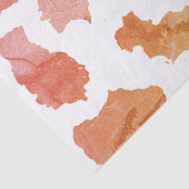 Waterverf Koe Huidpatroon Tissuepapier (Detail)