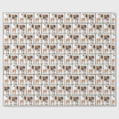 Waterverf Koe met kalf Cadeaupapier (Vlak)