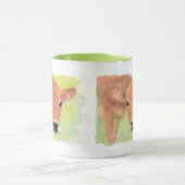 Waterverf Koe Mug Mok (Midden)