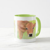 Waterverf Koe Mug Mok (Voorkant rechts)