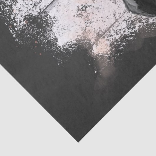 Waterverf koe tissuepapier (Detail)