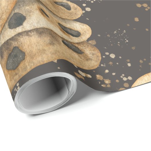 Waterverf koekjes met chocola voor de verjaardag cadeaupapier (Rol Hoek)