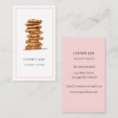 Waterverf koekjes visitekaartje (Voorkant / Achterkant)