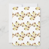 Waterverf Koekjeszwangerschap  Aankondiging (Achterkant)