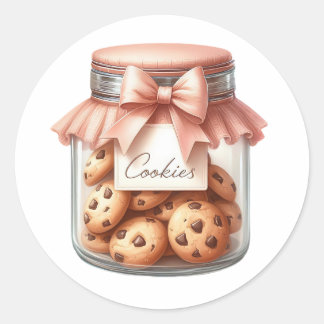 Waterverf Koektrommel Sticker – Cozy Winter