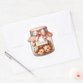 Waterverf Koektrommel Sticker – Cozy Winter  (Envelop)