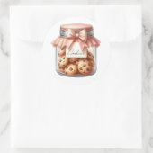 Waterverf Koektrommel Sticker – Cozy Winter  (Tas)