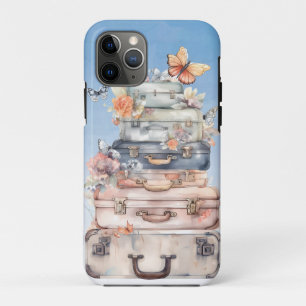   waterverf koffer stack floral Case-Mate iPhone case
