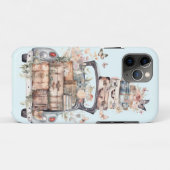  waterverf koffers auto kofferbak bloemenreis Case-Mate iPhone case (Achterkant (horizontaal))