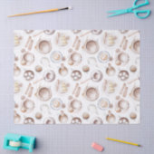 Waterverf Koffie, Cak en Cacao-decoupage Tissuepapier (Craft)