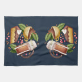 Waterverf Koffie Dessert Cake Keuken Theedoek (Horizontaal)