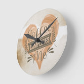 Waterverf "Koffie maakt me compleet" Ronde Klok (Hoek)