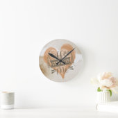 Waterverf "Koffie maakt me compleet" Ronde Klok (Huis)