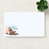 Waterverf koffie post-it® notes (Kantoor)