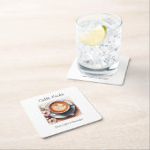 Waterverf koffiekopje kartonnen onderzetters (Insitu)