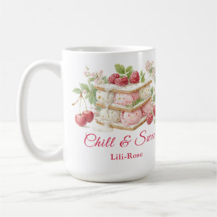Waterverf koffiemok 'Ijs sandwich-dag'