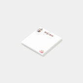 Waterverf Koffietijd Naam Post-it® Notes (Schuin)