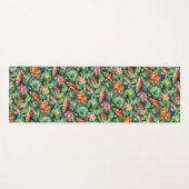 Waterverf Koi en Water Lelies Yoga Mat (Voorkant (horizontaal))