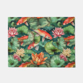 Waterverf Koi en waterdeurmat Deurmat (Voorkant)