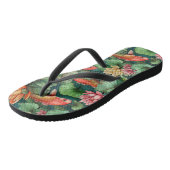 Waterverf Koi en Waterlelies Paar Slippers Teenslippers (Schuin)