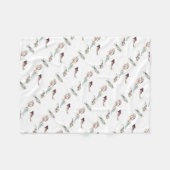 Waterverf Koi Fish Fleece Deken (Voorkant (Horizontaal))