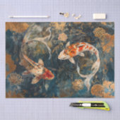 Waterverf Koi Fish Illustratie Tissuepapier (Craft)