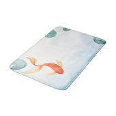 Waterverf Koi Fish Serenity Badmat (Gekanteld)