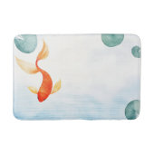 Waterverf Koi Fish Serenity Badmat (Voorkant)