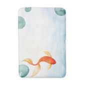 Waterverf Koi Fish Serenity Badmat (Voorkant Verticaal)