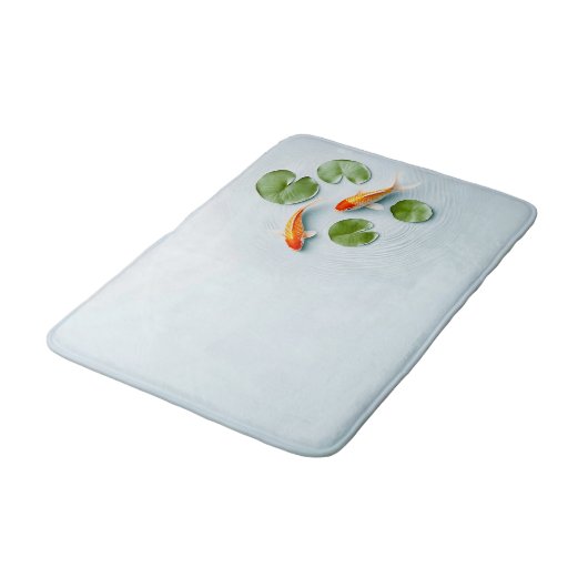Waterverf Koi Fish Serenity Badmat (Gekanteld)