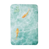 Waterverf Koi Fish Serenity Badmat (Voorkant Verticaal)