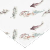Waterverf Koi Fish Tafelkleed (Gekanteld)