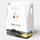 Waterverf Koi Fish Wedding Bedankdoosjes (Geopend)