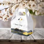 Waterverf Koi Fish Wedding Bedankdoosjes