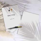 Waterverf Koi Fish Wedding Bedankkaart