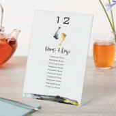 Waterverf Koi Fish Wedding Reclamebord Met Voetstuk (Insitu)