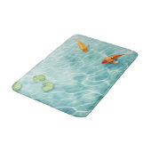 Waterverf Koi Vis Sereniteit Badmat (Gekanteld)