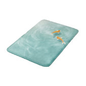 Waterverf Koi Vis Sereniteit Badmat (Gekanteld)