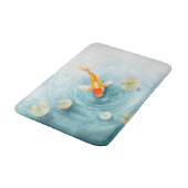 Waterverf Koi Vis Sereniteit Badmat (Gekanteld)