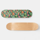 Waterverf Koi & Water Lilies Skateboard (Horizontaal)