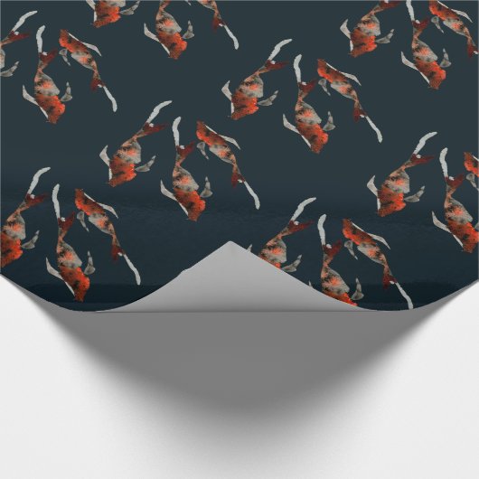 Waterverf koivisillustratie cadeaupapier (Hoek)