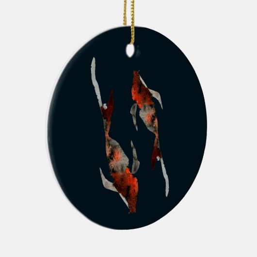 Waterverf koivisillustratie keramisch ornament (Rechts)