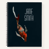 Waterverf koivisillustratie notitieboek (Voorkant)