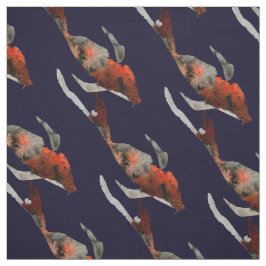 Waterverf koivisillustratie stof