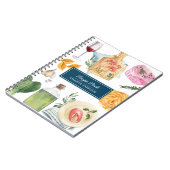 Waterverf Koken Gepersonaliseerde naam Recept Boek Notitieboek (Linkerzijde)