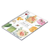 Waterverf Koken Gepersonaliseerde naam Recept Boek Notitieboek (Linkerzijde)