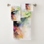 Waterverf kolibrie bad handdoek (Insitu)