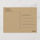 Waterverf Kolibrie Ballon Verjaardagsuitnodiging Briefkaart (Achterkant)