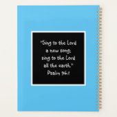 Waterverf kolibrie Christelijk Planner (Achterkant)