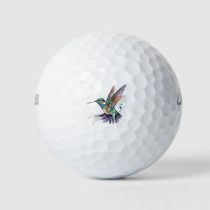 Waterverf Kolibrie Golfbal Golfballen
